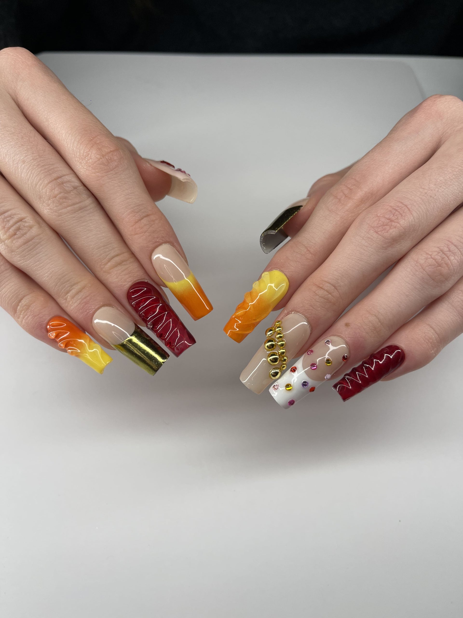 Golden Hour Shaunails