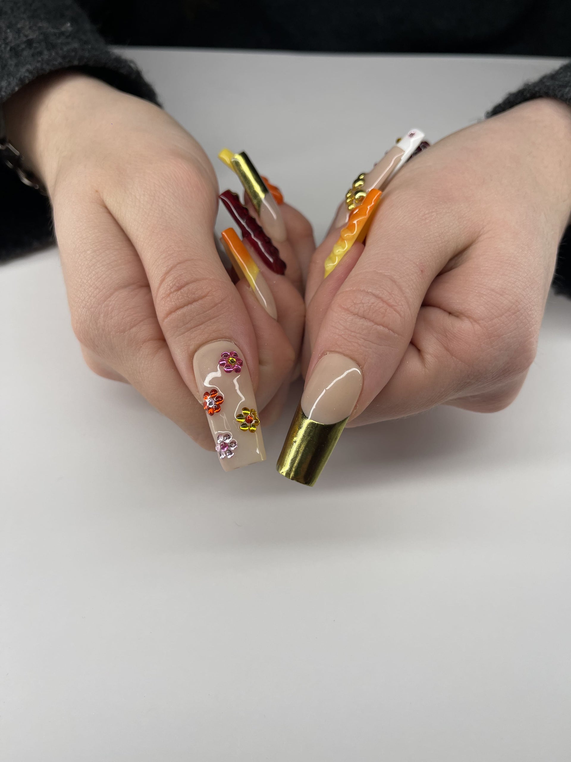 Golden Hour Shaunails