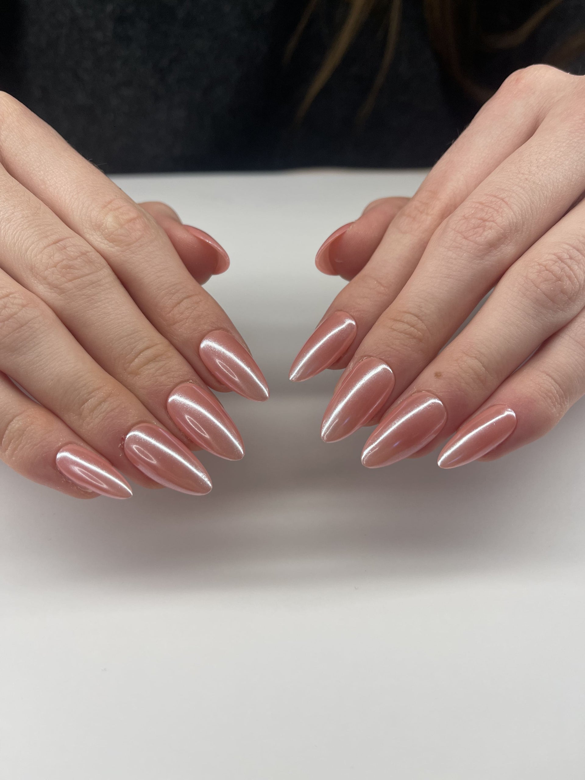 Glazed ballet Shaunails