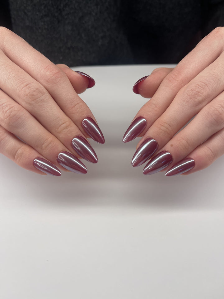 Glazed cherry Shaunails