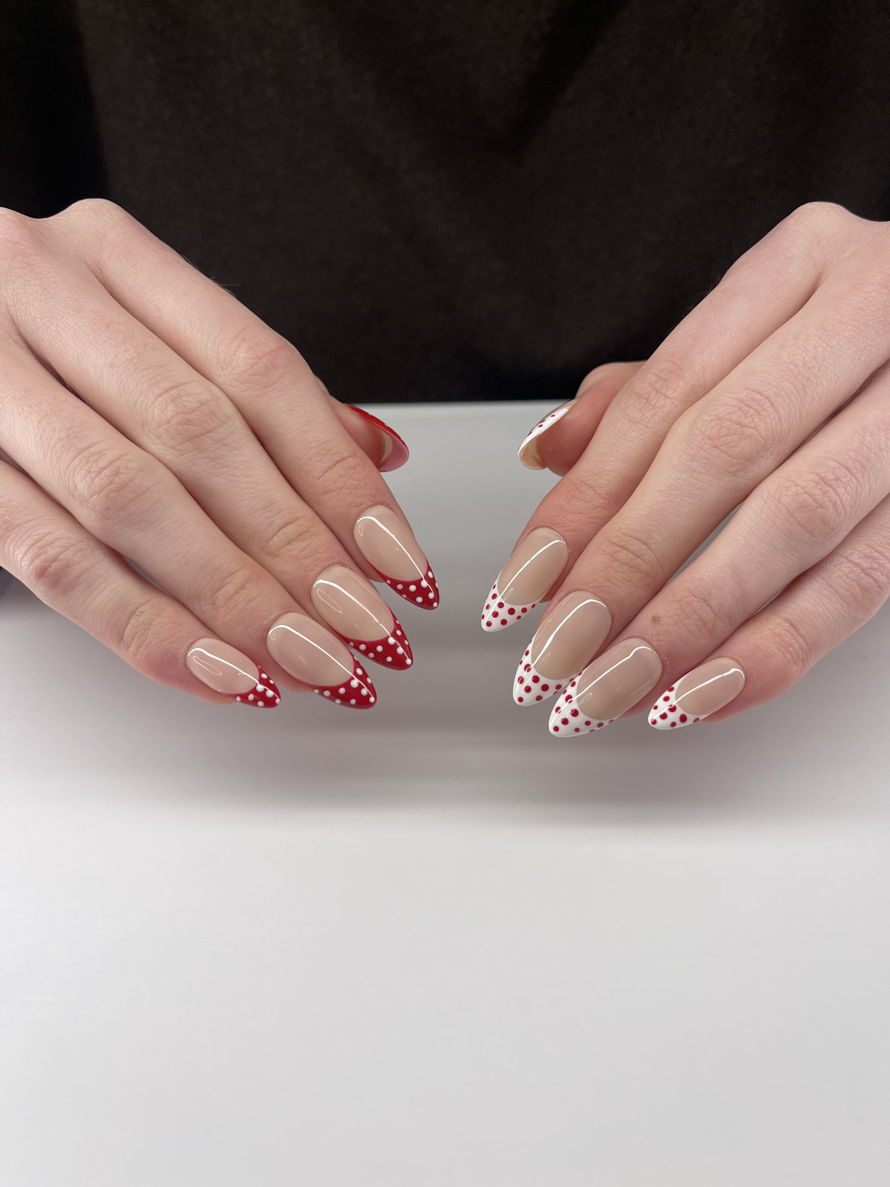 French Polka red Shaunails